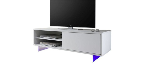 Aladin TV-meubel met Plexiglas poten Benvenuto Design Aladin TV-meubel met Plexiglas poten