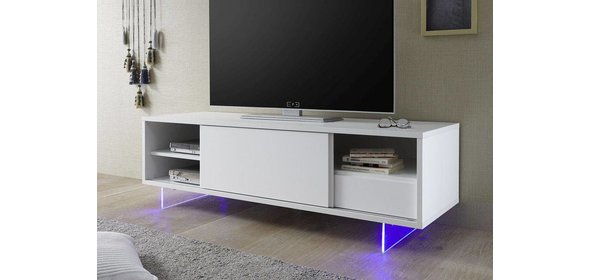 Aladin TV-meubel met Plexiglas poten Benvenuto Design Aladin TV-meubel met Plexiglas poten
