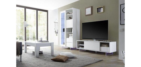 Aladin TV-meubel met Plexiglas poten Benvenuto Design Aladin TV-meubel met Plexiglas poten