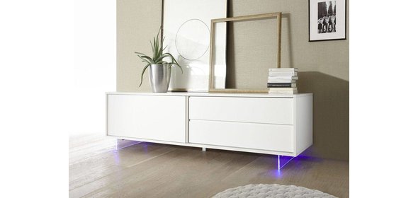 Aladin Dressoir Laag met Plexiglas poten Benvenuto Design Aladin Dressoir Laag met Plexiglas poten