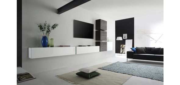 Cube TV wandmeubel Combi Benvenuto Design Cube TV wandmeubel Combi