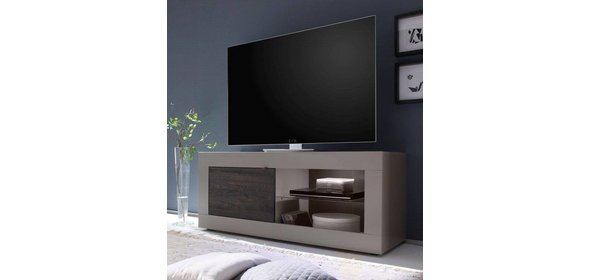 Modena TV meubell Small Mat Beige/Wenge Benvenuto Design Modena TV meubell Small Mat Beige/Wenge