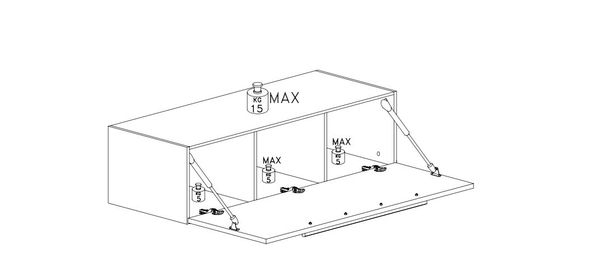 Bionda TV Wandmeubel Benvenuto Design Bionda TV Wandmeubel