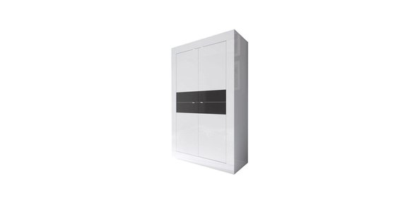 Modena Opbergkast HG Wit/Antraciet Benvenuto Design Modena Opbergkast HG Wit/Antraciet