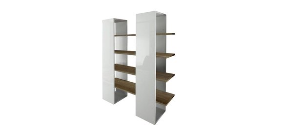 Line Boekenkast Large Eiken Benvenuto Design Line Boekenkast Large Eiken