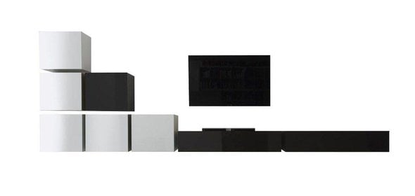 Cube TV wandmeubel Combi Nine Benvenuto Design Cube TV wandmeubel Combi Nine