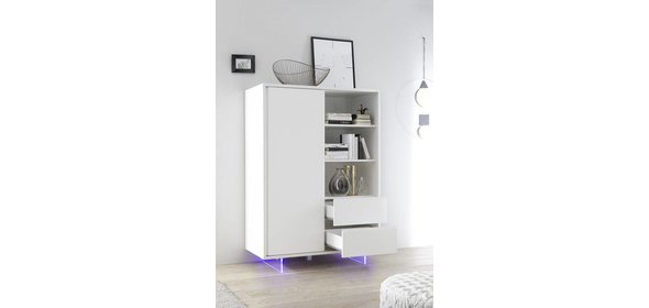 Aladin Wandkast met Plexiglas poten Benvenuto Design Aladin Wandkast met Plexiglas poten