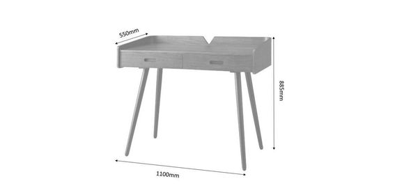 Vienna Bureau met Lades Jual Furnishings Vienna Bureau met Lades