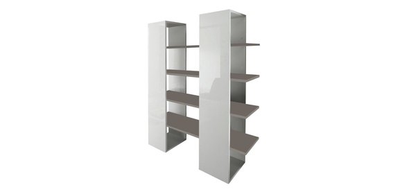 Line Boekenkast Large Beige Benvenuto Design Line Boekenkast Large Beige