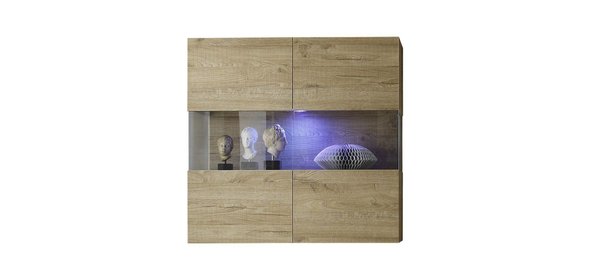 Line Vitrinekast Eiken Benvenuto Design Line Vitrinekast Eiken