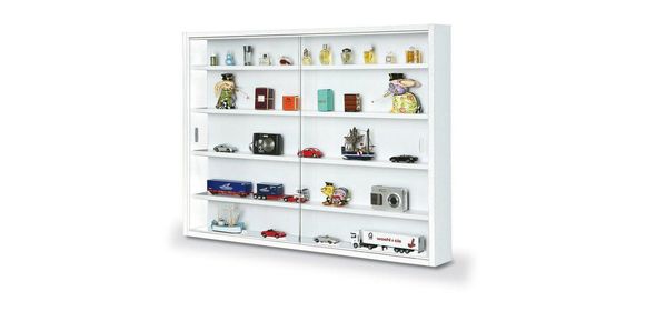 Collecty Vitrinekast Wit Interlink SAS Collecty Vitrinekast Wit
