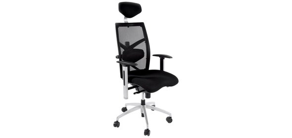 Newcastle Bureaustoel Zwart Bondy Living Newcastle Bureaustoel Zwart