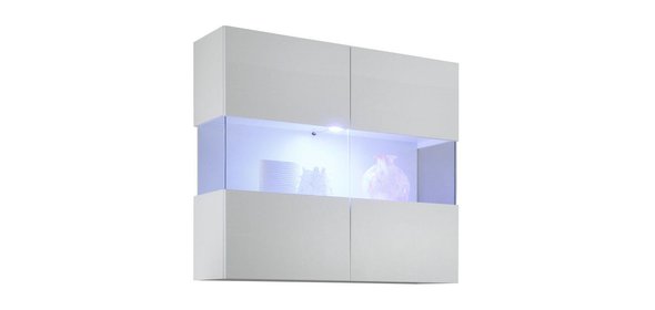 Line Vitrinekast HG Wit Benvenuto Design Line Vitrinekast HG Wit
