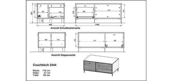 Zimbo Salontafel Germania Zimbo Salontafel