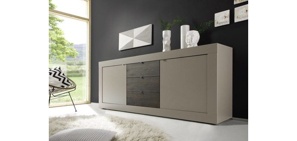 Modena Dressoir Big Mat Beige/Wenge Benvenuto Design Modena Dressoir Big Mat Beige/Wenge