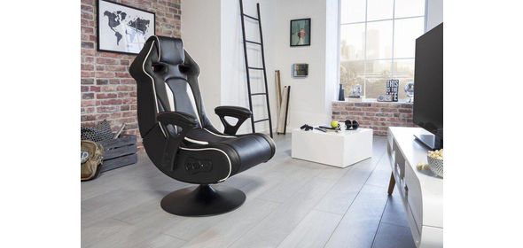 Specter Gamestoel Zwart met Bluetooth Music Rocker Specter Gamestoel Zwart met Bluetooth