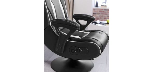 Specter Gamestoel Zwart met Bluetooth Music Rocker Specter Gamestoel Zwart met Bluetooth