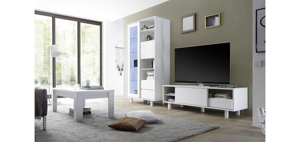 Aladin Vitrinekast met Kunststoffen poten Benvenuto Design Aladin Vitrinekast met Kunststoffen poten