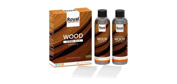 Royal Wood Care Kit Geolied hout Oranje Furniture Care Royal Wood Care Kit Geolied hout