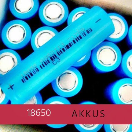 18650 / 20700 / 21700 AKKUS FÜR E ZIGARETTEN