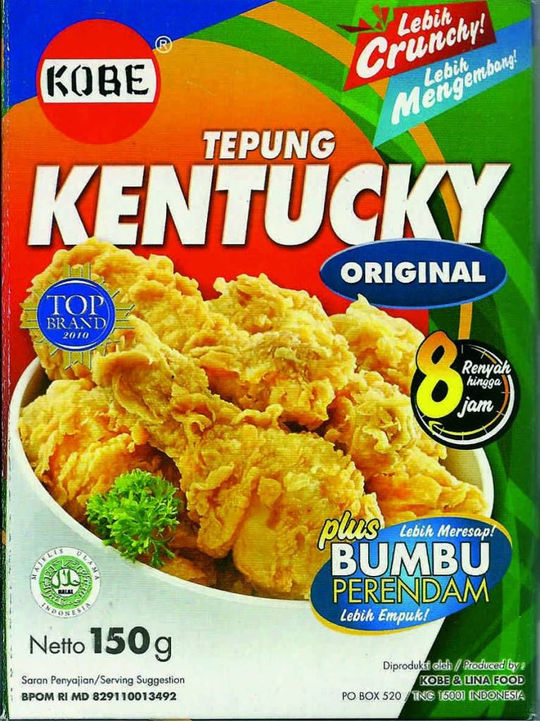 Tepung Kentucky Original 150g tokogembira tepung kentucky original 150g Tepung Kentucky Original 150g tokogembira tepung kentucky original 150g