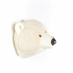 Pluche dierenhoofden voor de kinderkamer