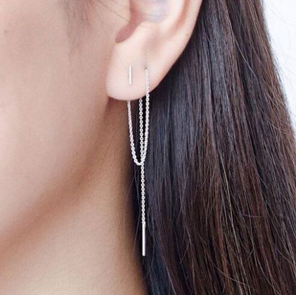 Swing our chain earrings