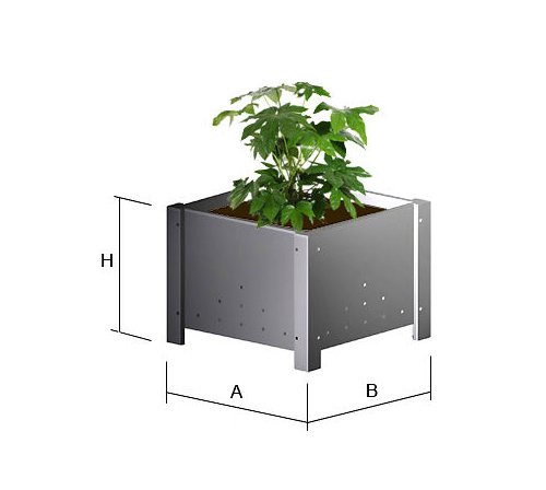 pflanzkubel edelstahl, blumenkübel pflanzkübel Übertopf aus edelstahl von versandmetall, Design ideen