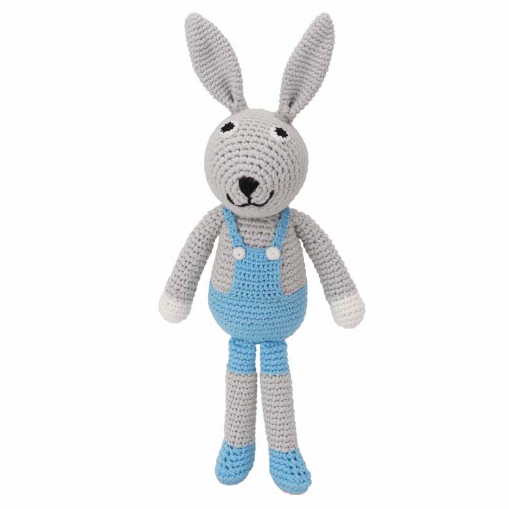 sindibaba sindibaba rassel puppe hase bobby blau