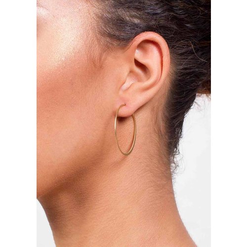 Dutch Basics Fine Hoop Earrings - Gold-Plated Dutch Basics Fine Hoop Earrings - Gold-Plated