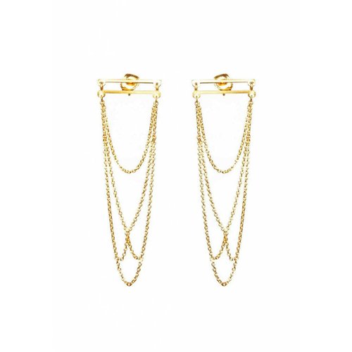 Dutch Basics Arch Earrings - Gold Plated Dutch Basics Arch Earrings - Gold Plated