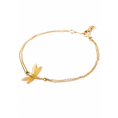 Dutch Basics Dragonfly Bracelet - Gold Plated Dutch Basics Dragonfly Bracelet - Gold Plated