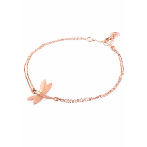 Dutch Basics Dragonfly Bracelet - Rose Plated Dutch Basics Dragonfly Bracelet - Rose Plated