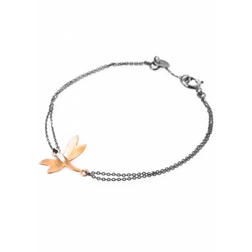 Dutch Basics Dragonfly Bracelet - Oxidised and Gold Dutch Basics Dragonfly Bracelet - Oxidised and Gold