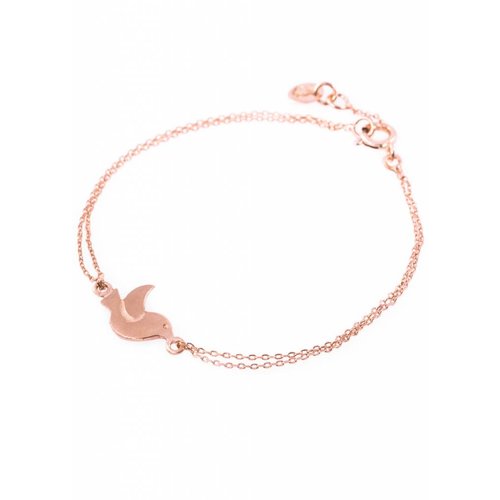 Dutch Basics Bird Bracelet - Rose Plated Dutch Basics Bird Bracelet - Rose Plated