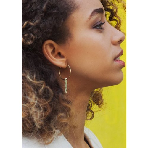 Dutch Basics Gold Plated Hoop Earrings Dutch Basics Gold Plated Hoop Earrings