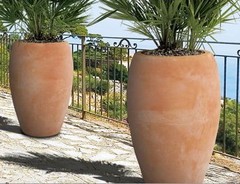 Terracotta bloempotten