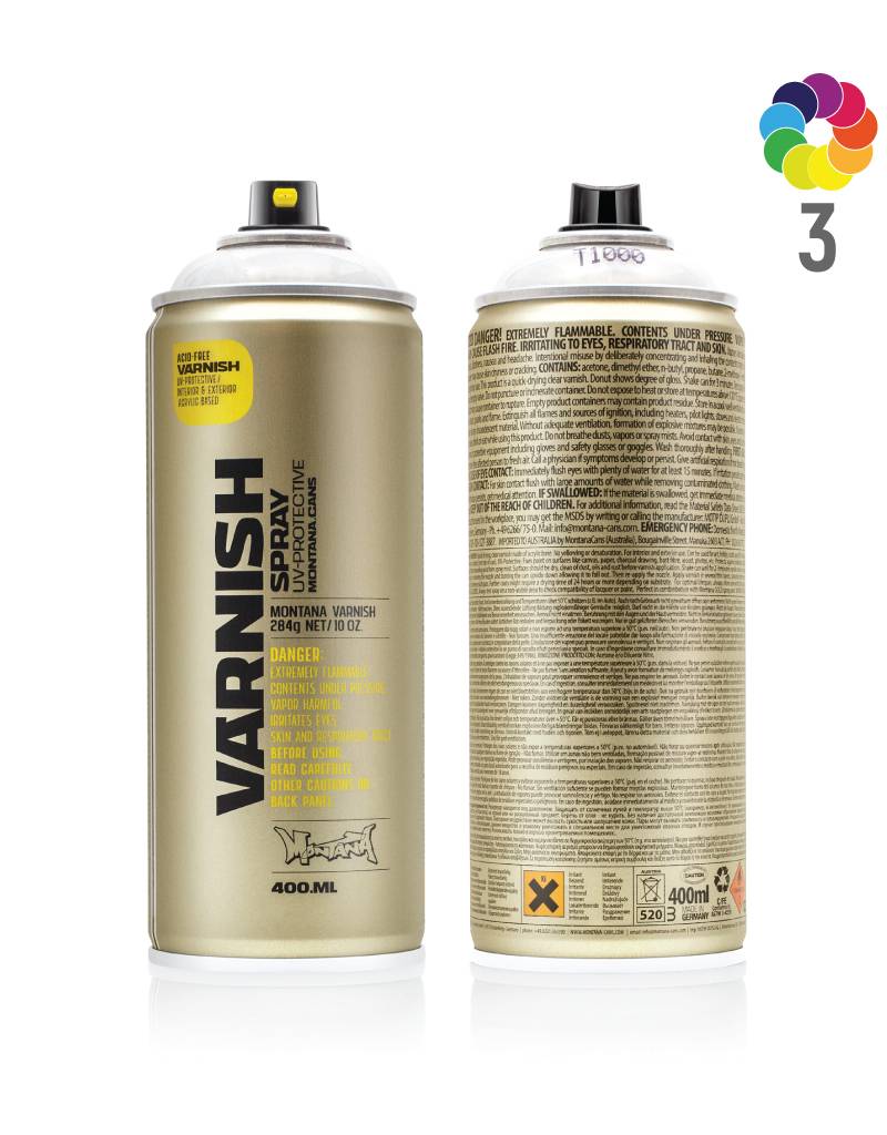 Montana VARNISH 400ml Klarlack - Writers Corner Berlin - your graffiti