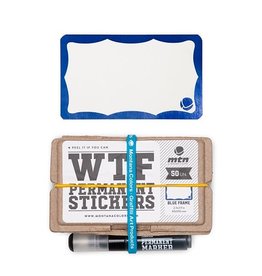 MTN Colors WTF Permanent Stickers: Blue Frame