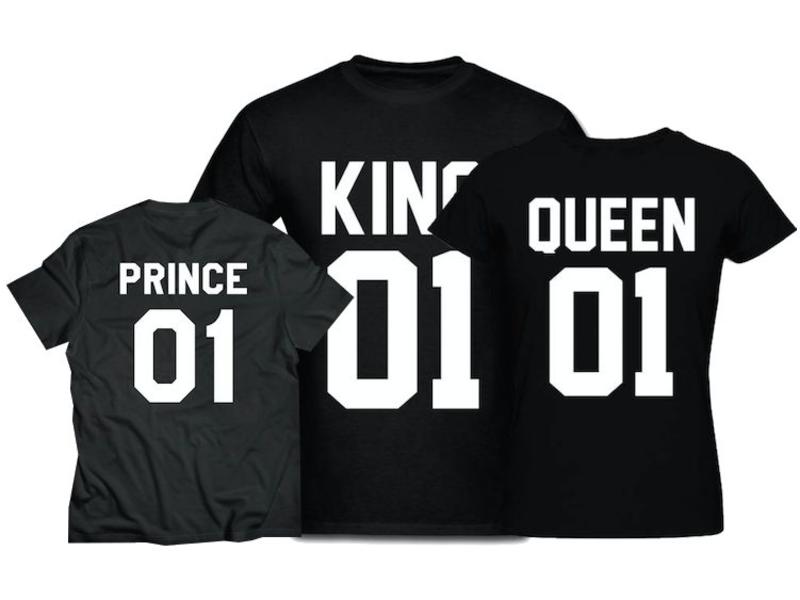 king and queen t shirts