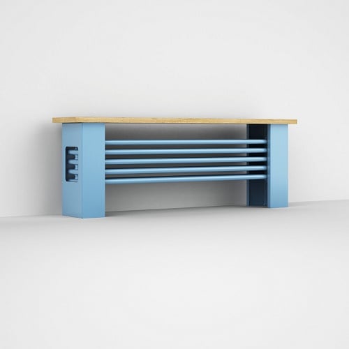 Aqua Desk heater - column radiator with a desk