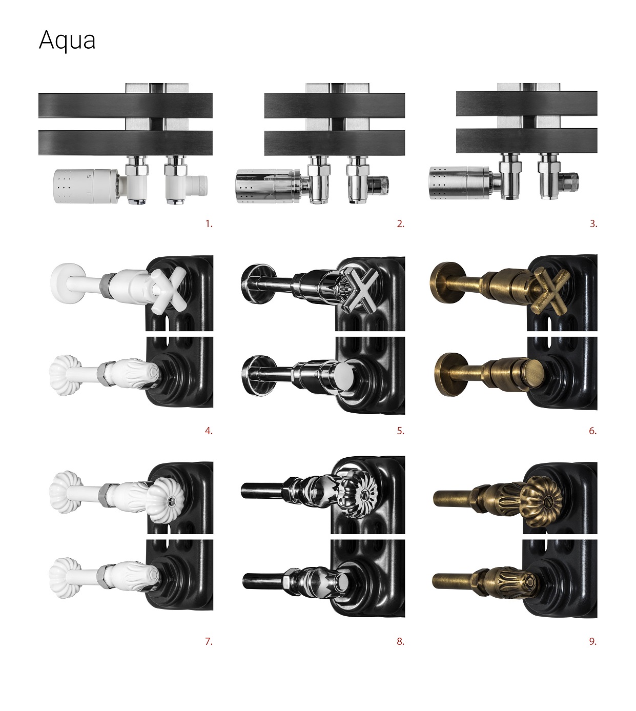 Designer radiators valves