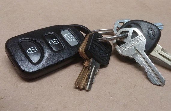 Auto Op Slot Sleutel Erin