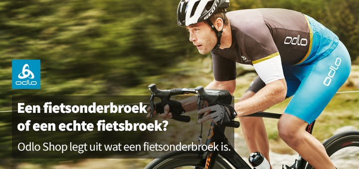 Fietsonderbroek van Odlo, comfortabel fietsen