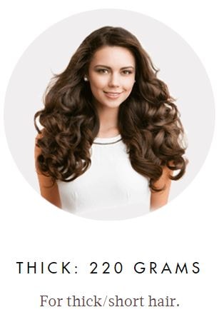 Clip in Hair 220 gram