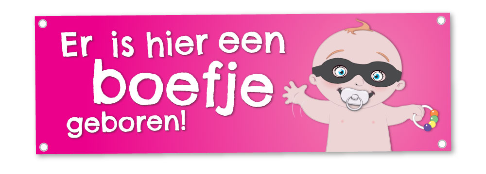 geboortespandoek boefje geboren