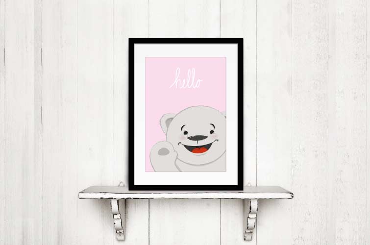 poster babykamer