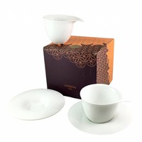 Cookplay Fly soep/thee en schotel wit porselein 2-delig