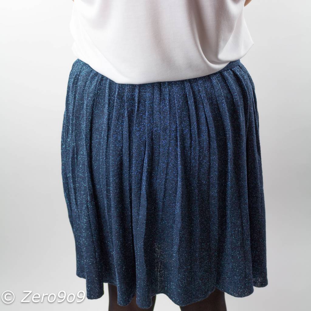 Blue glitter skirt Skirt details:* knee length