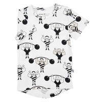 thumb-CarlijnQ T-shirt Muscle Man Back Drop-1